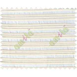 White beige horizontal pleated thick main cotton curtain designs